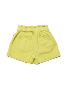 dieselkids Diesel Kids Shorts met elastische taille - Geel