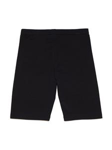 nº21kids Nº21 Kids Fietsshorts met logoprint - Zwart