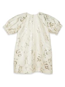 Kenzo Kids Jurk met jacquard - Beige