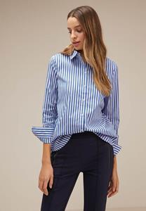 STREET ONE Blusenshirt QR Striped office blouse