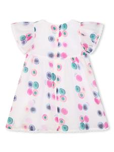 chloékids Chloé Kids Jurk met ruches - Wit