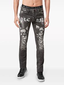 philippplein Philipp Plein Jeans met logoprint - Grijs