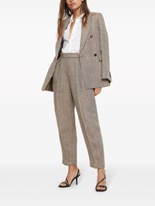 brunellocucinelli Brunello Cucinelli Blouse met lange mouwen met afwerking - Wit