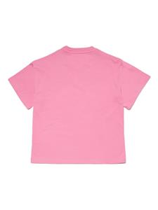 mm6maisonmargielakids MM6 Maison Margiela Kids T-shirt met logoprint - Roze