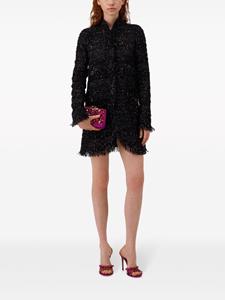 Giambattista Valli sequin-detail tweed minidress - Zwart