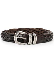 brunellocucinelli Brunello Cucinelli Gevlochten riem - Bruin