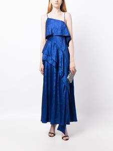 Acler Midi-jurk met metallic-effect - Blauw