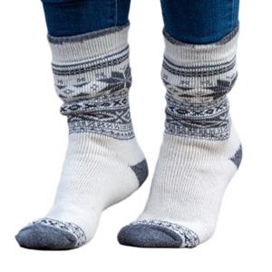 trofé Trofe Knitted Patterned Wool Sock 