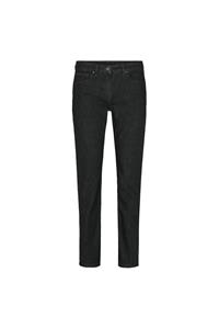 LAURIE Damen vegan Jeans Laura Slim Medium Length Ecolabel Washed Black Denim