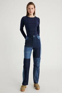 Infinitdenim Damen vegan Hose Straight Upcycled