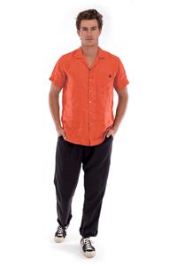 RAVENS VIEW IBIZA Herren vegan Hemd Marlon Terracotta Orange