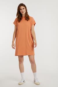 ThokkThokk Damen vegan Boxy Hemdkleid Fasan Orange