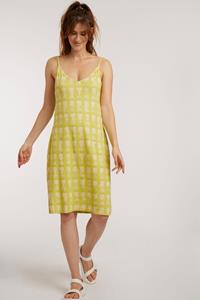 ThokkThokk Damen vegan Slip Dress Stripes Wild Lime