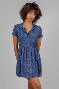 Brava Fabrics Damen vegan Midikleid Jalapeño Lila