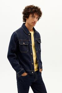 Thinking MU Herren vegan Jeansjacke Odonata Dunkelblau