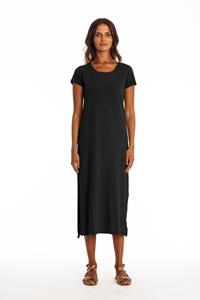 RAVENS VIEW IBIZA Damen vegan Kleid Lara Schwarz