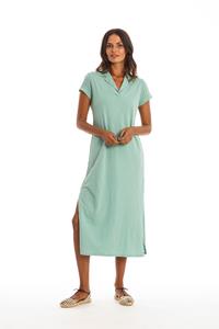 RAVENS VIEW IBIZA Damen vegan Kleid Alexa Cameo Grün