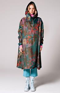 Rainkiss Herren vegan Poncho Digi Forest Camo