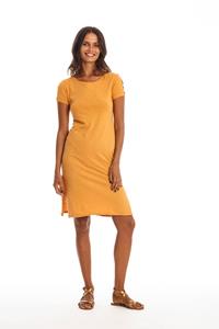 RAVENS VIEW IBIZA Damen vegan Kleid Zoe Gold Sand