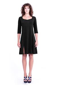 RAVENS VIEW IBIZA Damen vegan Kleid Berlin Schwarz