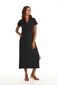 RAVENS VIEW IBIZA Damen vegan Kleid Alexa Schwarz