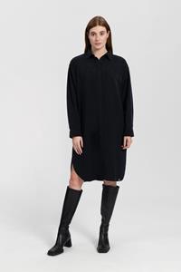 Kuyichi Damen vegan Sadie Kleid Tiefschwarz
