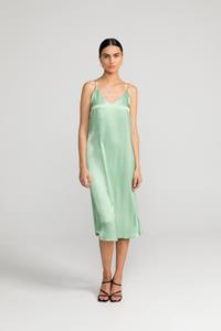 LOVJOI Damen vegan Kleid Elanie Mild Grün