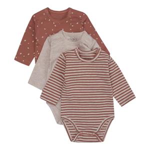 HUST and CLAIRE Hust & Claire Lange Mouw Bodysuit 3 Pack Base Rose Cloud