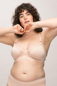 LOVJOI Damen vegan Bralette Stipa Rose