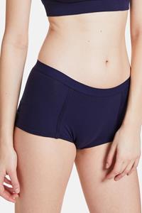 VATTER Damen vegan 3er-Pack Shorts Easy Emma Navy