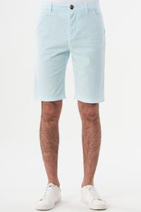 ORGANICATION Herren vegan Chino-Shorts Aus Bio-Baumwolle Hellblau