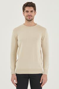 ORGANICATION Herren vegan Pullover Ecru