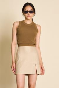 JAN N JUNE JAN 'N JUNE Damen vegan Minirock Ainoha Goldenblizz