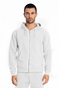 RAVENS VIEW IBIZA Herren vegan Hoodie Zip Ibiza Weiß