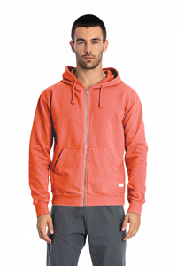 RAVENS VIEW IBIZA Herren vegan Hoodie Zip Ibiza Terracotta Orange