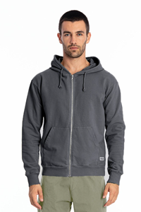 RAVENS VIEW IBIZA Herren vegan Hoodie Zip Ibiza Lava Blau