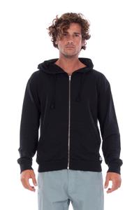 RAVENS VIEW IBIZA Herren vegan Hoodie Zip Ibiza Schwarz