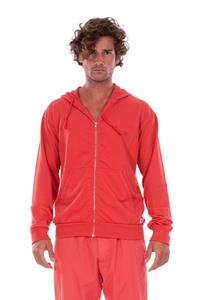 RAVENS VIEW IBIZA Herren vegan Hoodie Zip Ibiza Candy Red