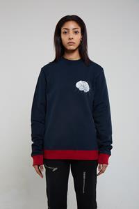 KABOOSH Herren vegan Pullover Unisex Innerer Frieden Dunkelblau
