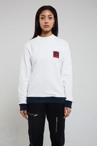 KABOOSH Herren vegan Pullover Unisex Love Weiß
