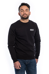 ADUH Herren vegan Kedua Pullover Schwarz