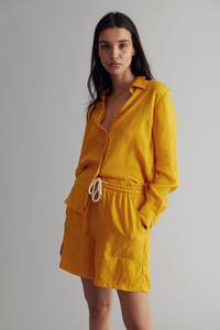 KOMODO Damen vegan Kurze Hose Holly Amber Gelb