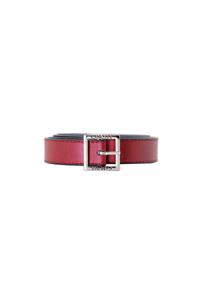 CANUSSA Damen vegan Go Belt Reversible Schwarz/Rot