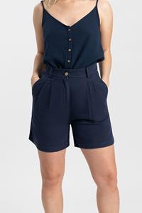 Kuyichi Damen vegan Kurze Hose Sofia Dunkelmarineblau