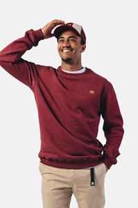 Trendsplant Herren vegan Pullover Essential Burgundy Rot