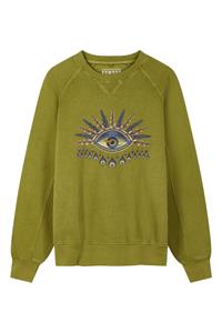 KOMODO Herren vegan Anton Komodo Eye Sweatshirt Grün