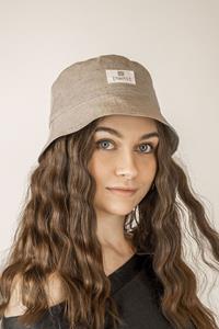 TAWAST Damen vegan Bucket Hat Tundra Haselnuss