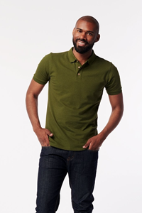 SKOT Herren vegan Polo Forest Green