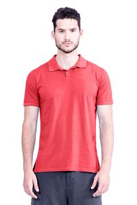 RAVENS VIEW IBIZA Herren vegan Polo-T-Shirt Candy Red