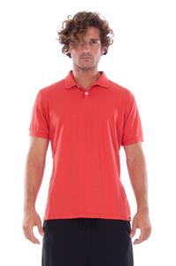 RAVENS VIEW IBIZA Herren vegan Polo-T-Shirt Candy Red